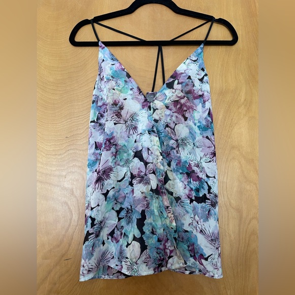 Lyke Mynded floral chiffon strappy top - Picture 1 of 7